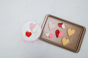 Bake With Love Spatula & Heart Cookie Cutter Set
