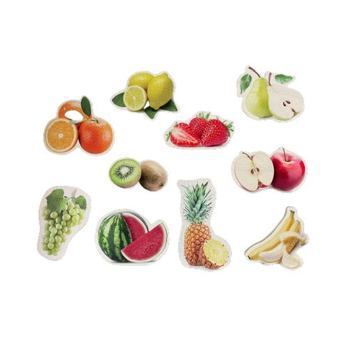 Piezas Magnéticas de Bambú de las Frutas
