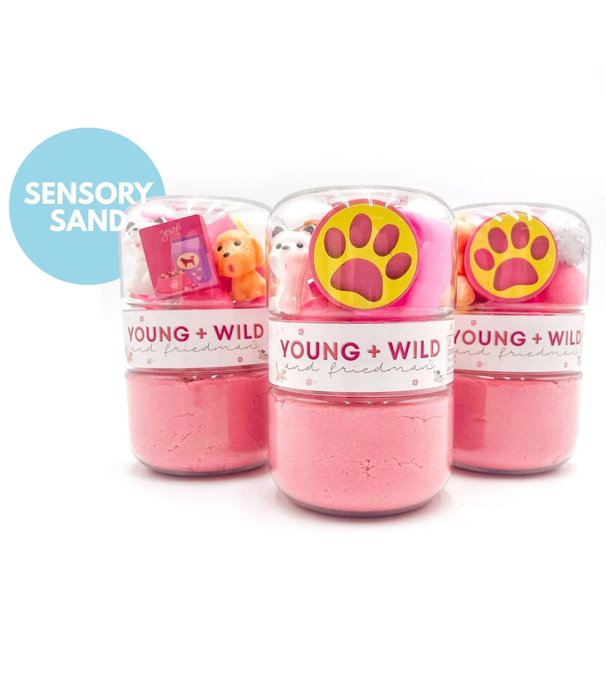 Pink Pet Grab & Go Sensory Sand Jar