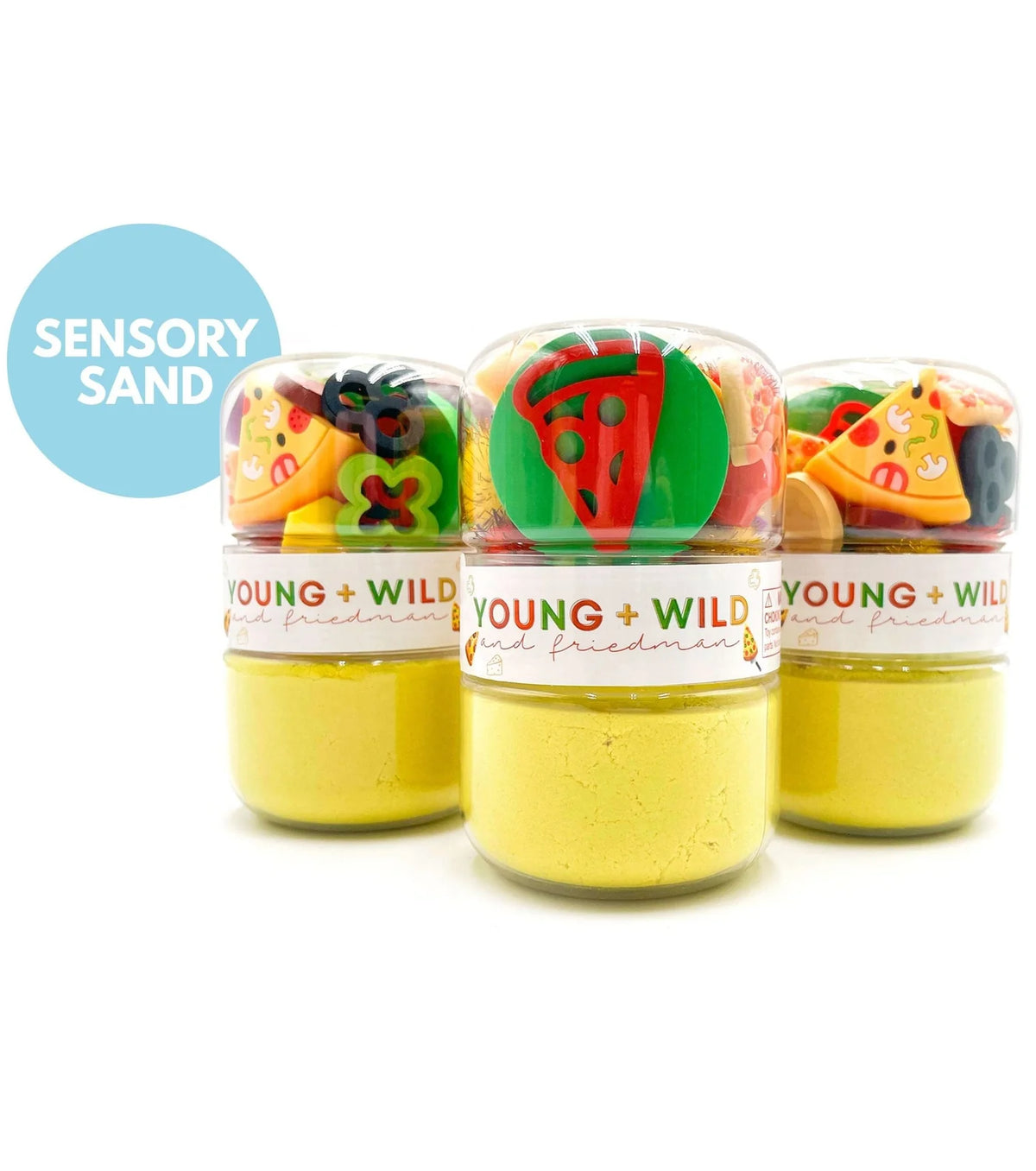Pizza Grab & Go Sensory Sand Jar