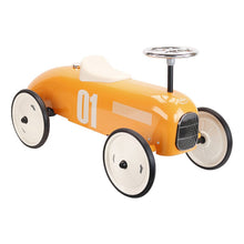 Orange vintage car