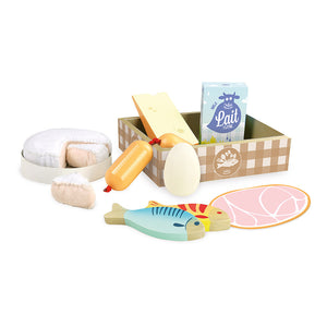 Fish, ham and cheese set