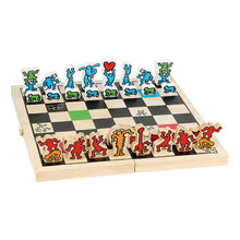 Chess in a wooden box