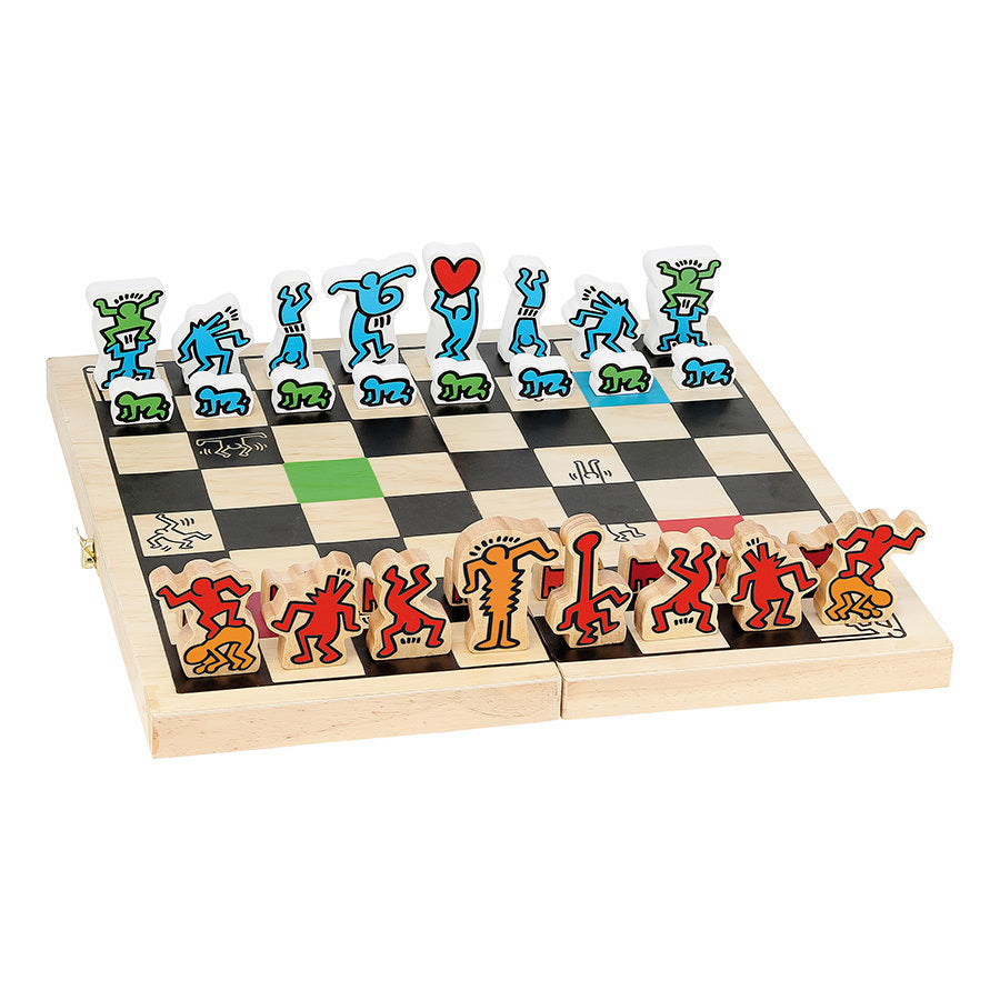 Chess in a wooden box