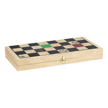 Chess in a wooden box