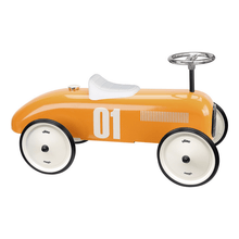 Orange vintage car