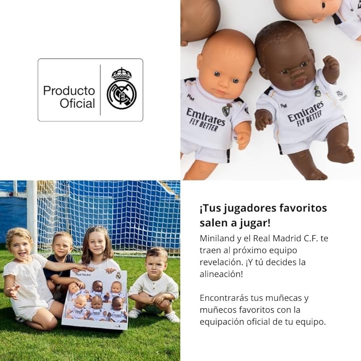 Muñeca Africana Real Madrid