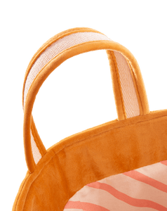 Eco-Velvet Large Storage Basket Farniente Yellow
