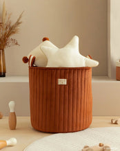 Eco-Velvet Large Storage Basket Wild Brown
