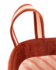 Eco-Velvet Large Storage Basket Wild Brown