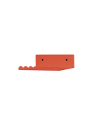Steel Wall Shelf Small Burnt Red