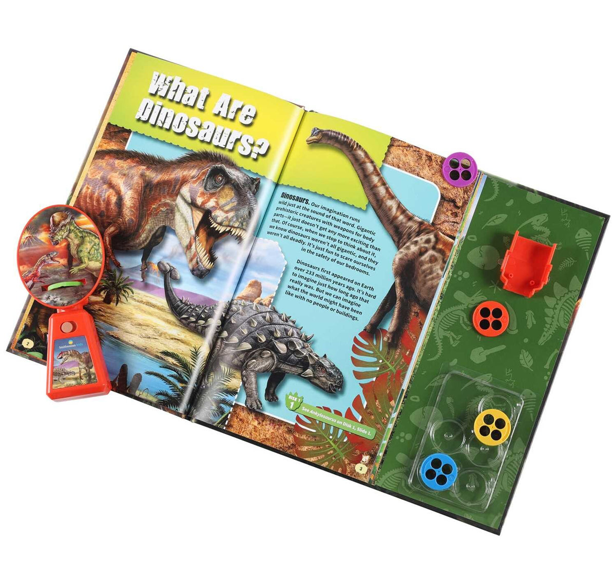 Kids Dinosaur Guidebook & Projector