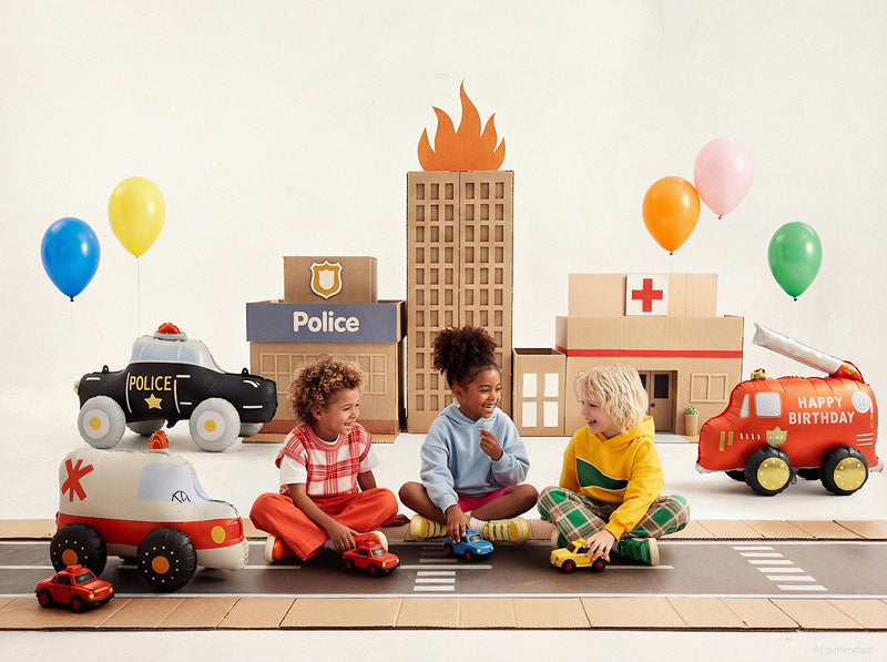 Foil balloon Fire truck