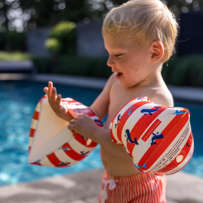 Red White Whale Armbands