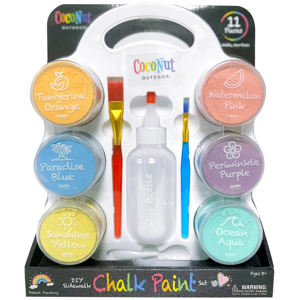 DIY Sidewalk Chalk  Paint Set