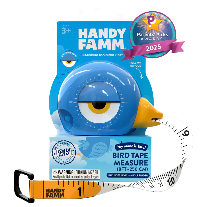 Toto Handy Famm Blue Bird Tape Measure