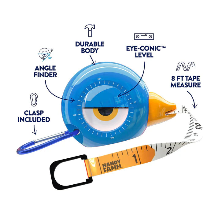 Toto Handy Famm Blue Bird Tape Measure
