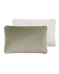 Eco-Velvet 2 Sided  Rect. Cushion Olive Green