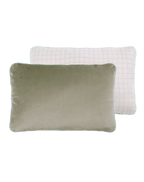 Eco-Velvet 2 Sided  Rect. Cushion Olive Green