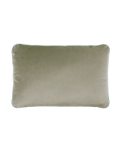 Eco-Velvet 2 Sided  Rect. Cushion Olive Green