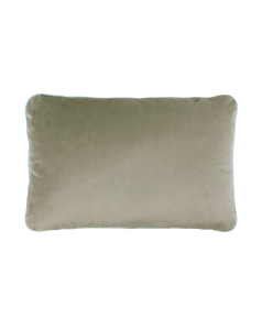 Eco-Velvet 2 Sided  Rect. Cushion Olive Green