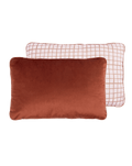Eco-Velvet 2 Sided  Rect. Cushion Wild Brown