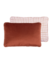 Eco-Velvet 2 Sided  Rect. Cushion Wild Brown