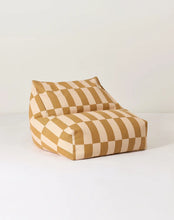 Vibes Armchair Bean Bag Mustard and Sand Tiles