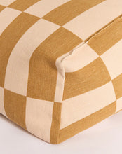 Vibes Armchair Bean Bag Mustard and Sand Tiles