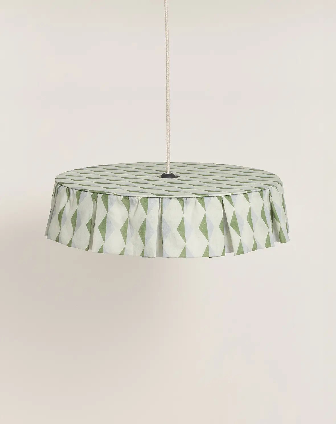 Vibes Lampshade Diam 50cm Green Blue Harlequin