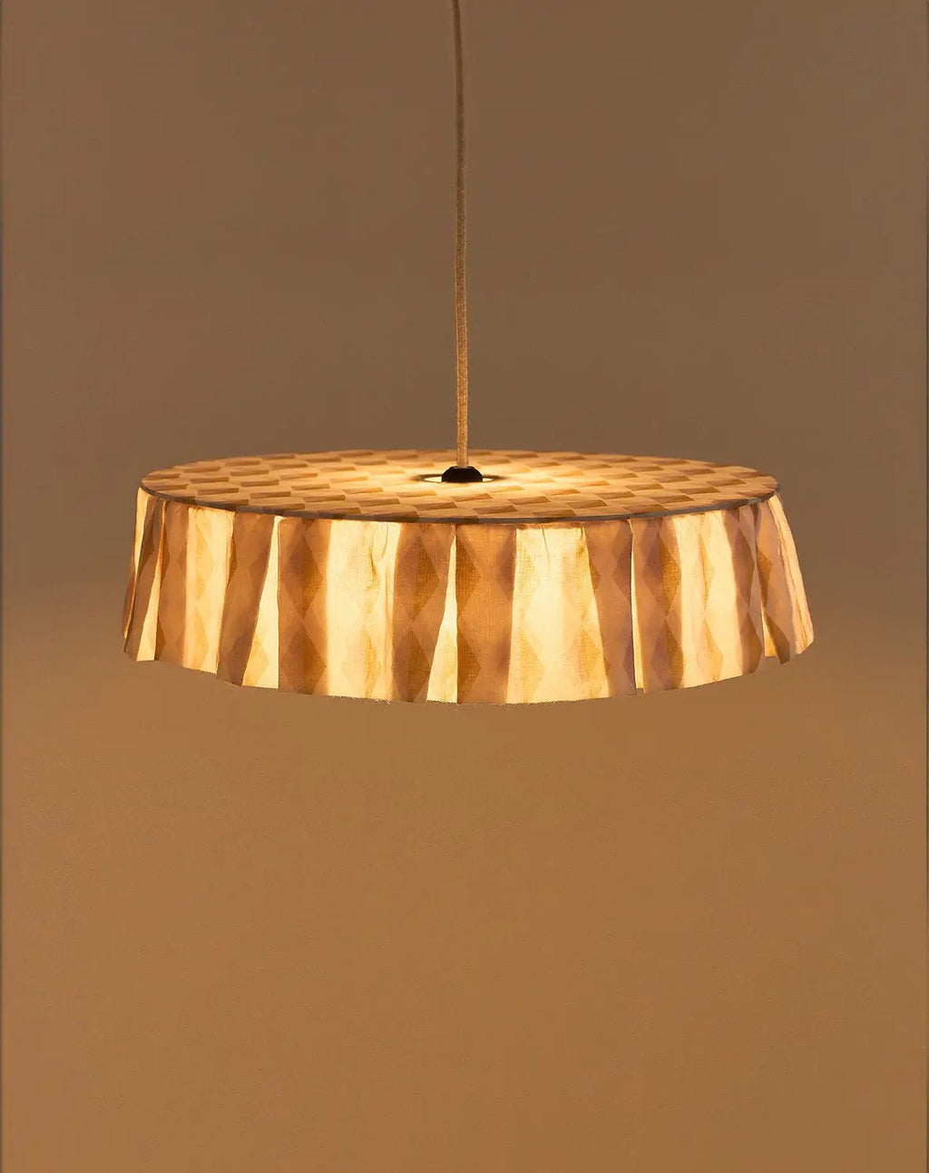 Vibes Lampshade Diam 50cm Mustard Lilac Harlequin