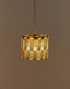Vibes Linen Lampshade Diam 20cm Green Tiles