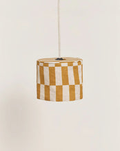 Vibes Linen Lampshade Diam 20cm Mustard Tiles