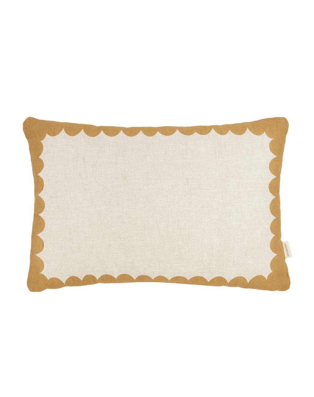 Vibes Rect Cushion Linen Mustard