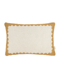 Vibes Rect Cushion Linen Mustard