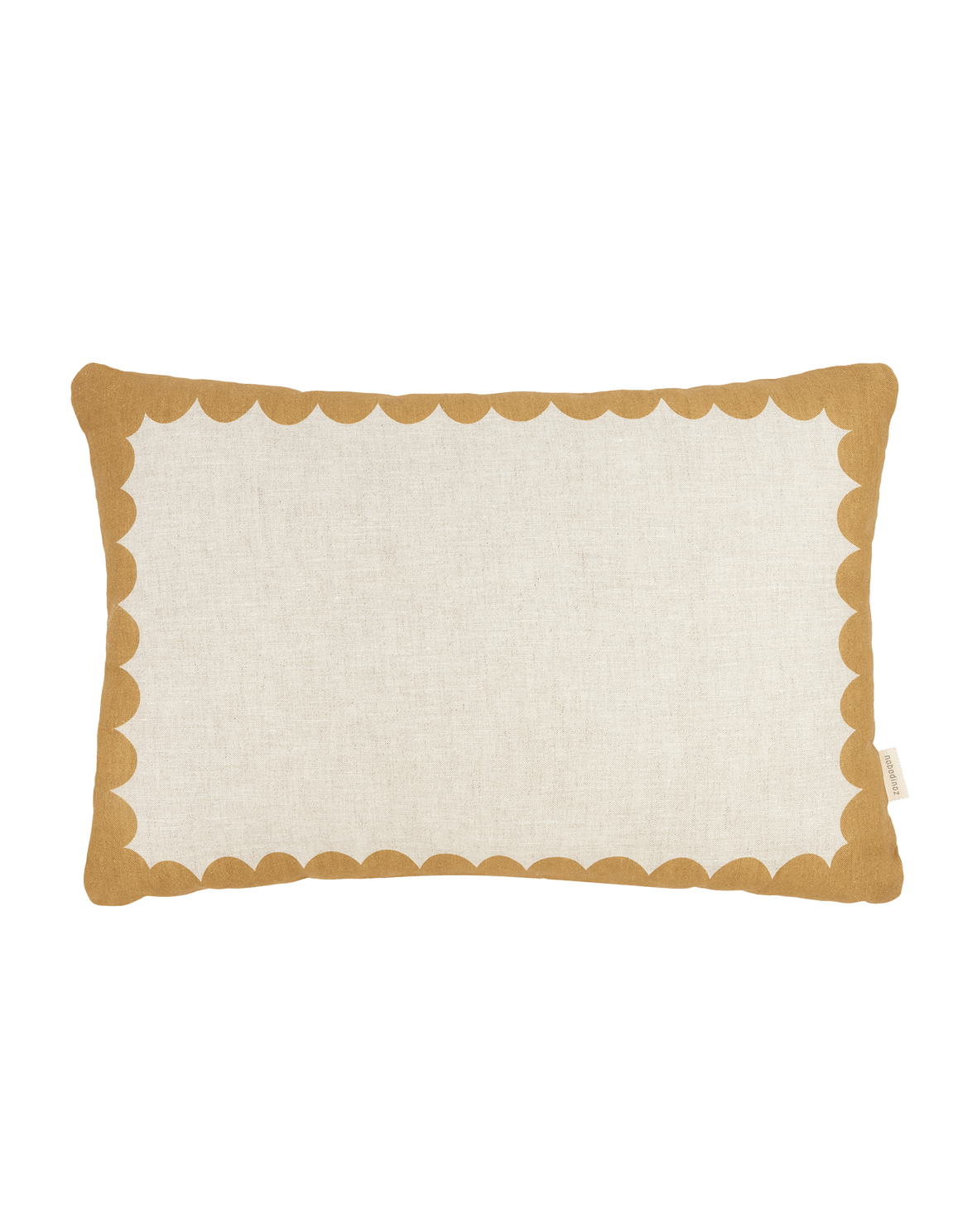 Vibes Rect Cushion Linen Mustard