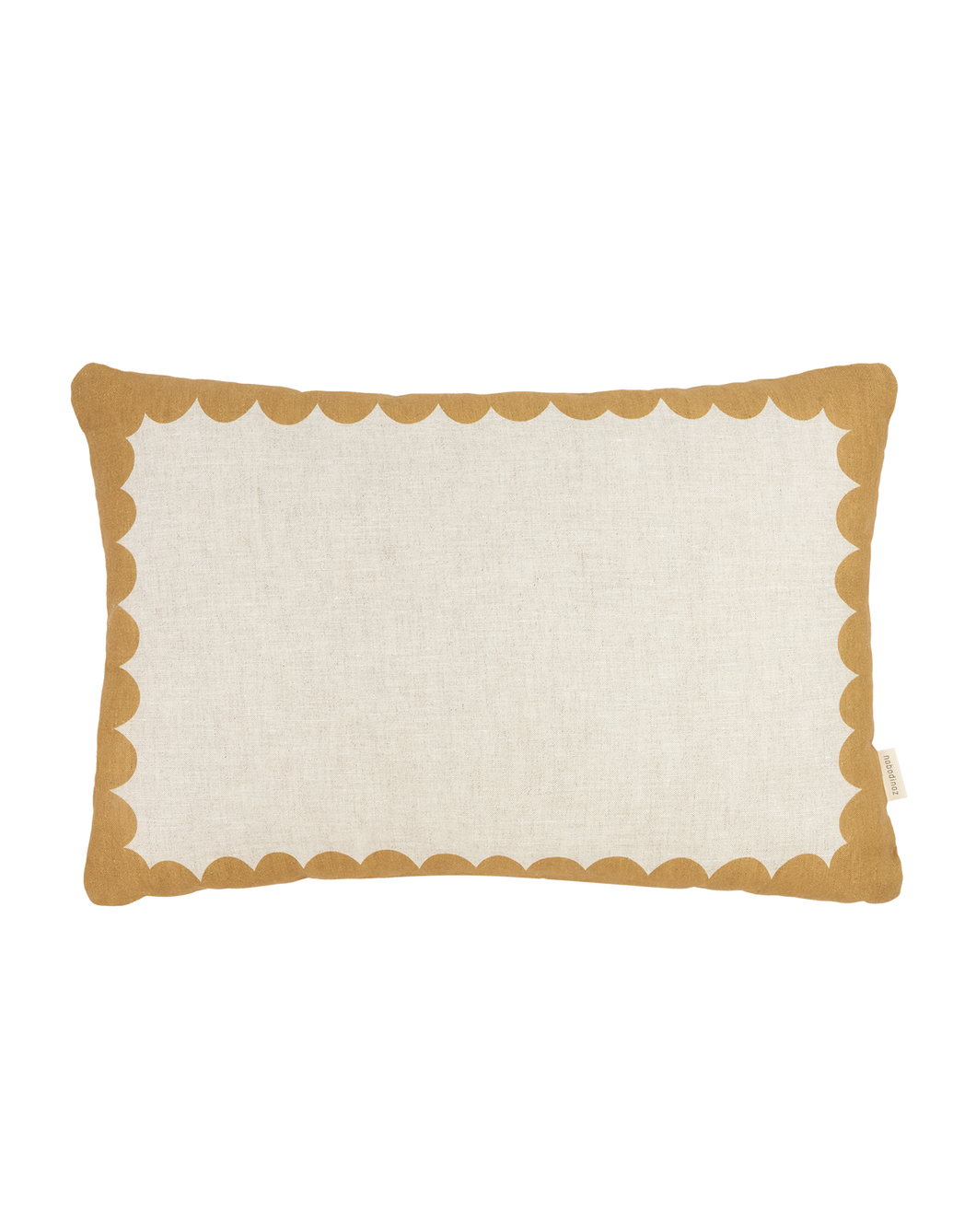 Vibes Rect Cushion Linen Mustard