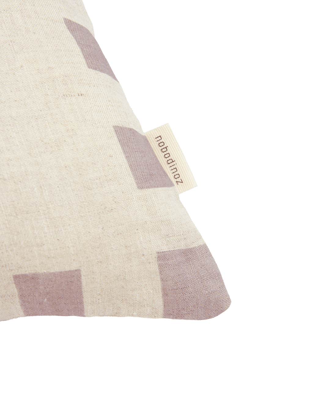 Vibes Square Cushion Linen Lilac Checks Flowers