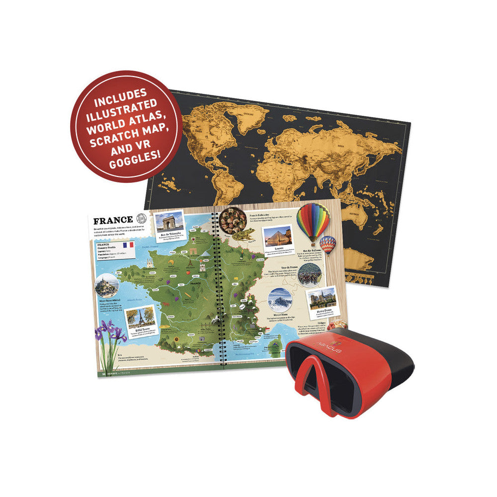 Virtual Reality World Atlas