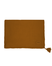 Wabi Sabi Double Muslin Blanket Golden Brown