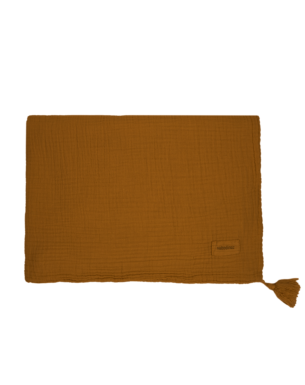 Wabi Sabi Double Muslin Blanket Golden Brown