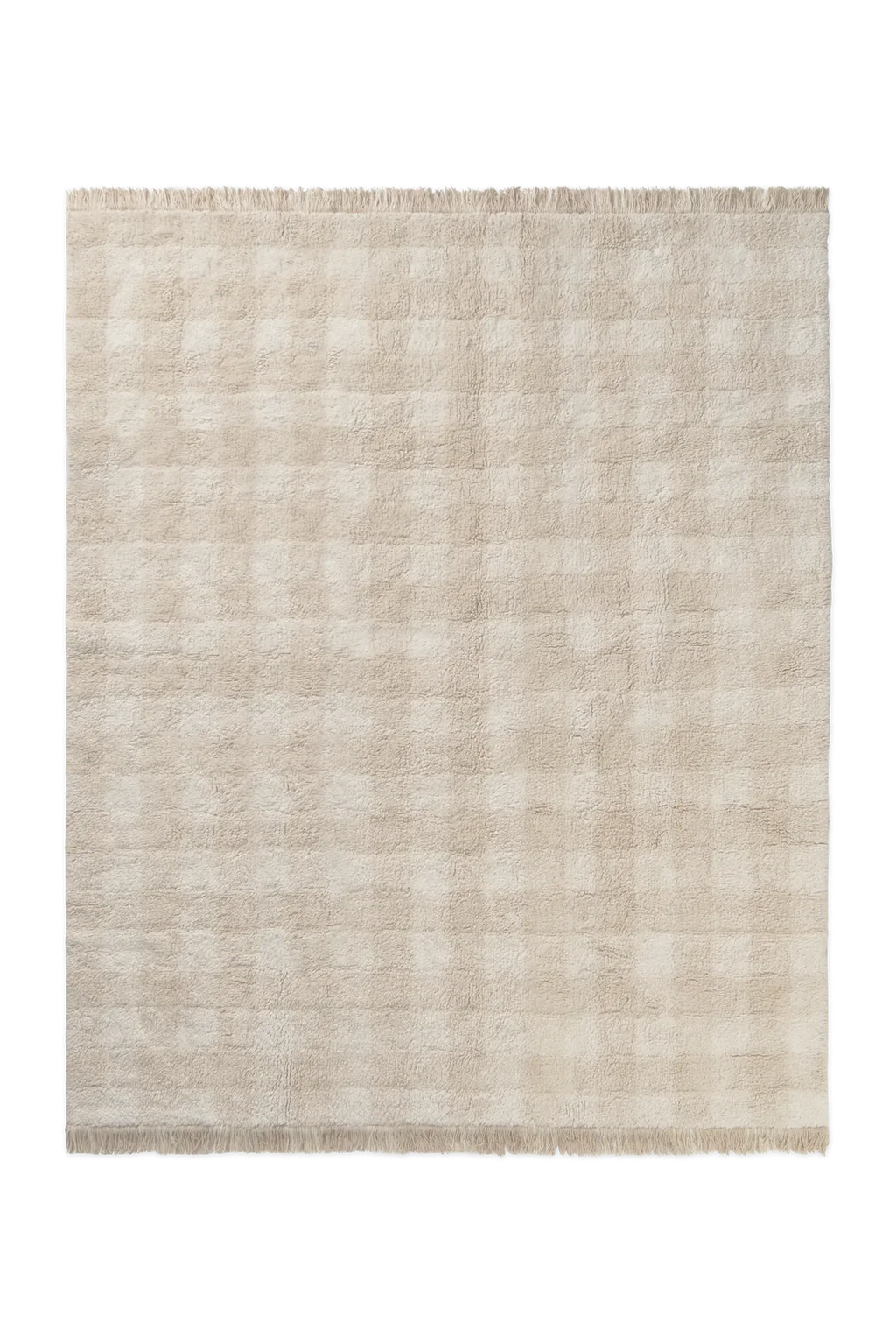 Washable Rug Vichy Ivory - M