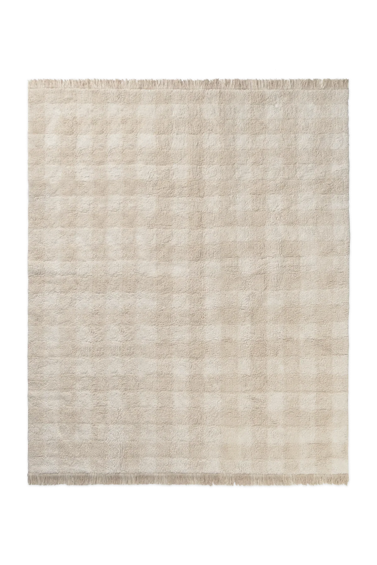 Washable Rug Vichy Ivory - M