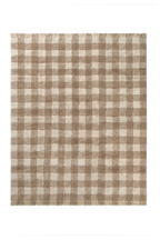 Washable Rug Vichy Marron - XS