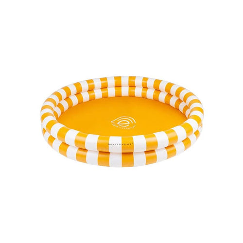 Swimming Pool 100 cm Yellow Striped