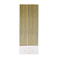Gold Foil Party Straws
