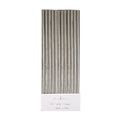 Silver Foil Party Straws