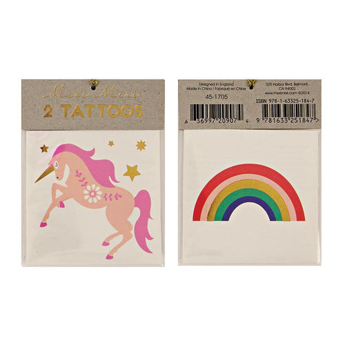 Unicorn & Rainbow Tattoos