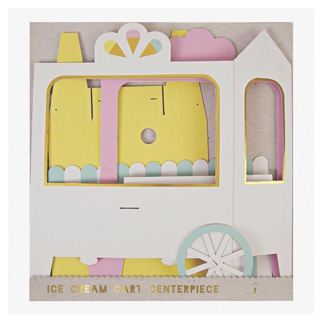 Ice Cream Cart Centerpiece