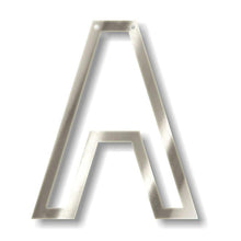 Silver Acrylic Letter Bunting